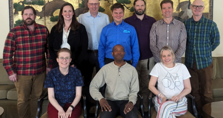 Our team: Top L-R: Dr. Kevin O'Malley, Dr. Stephanie Benight, CEO Gerard Zytnicki, Dr. Lewis Johnson, Dr. Scott Hammond, David Sparks, Rob Dunn Bottom L-R: Erica McGillivray, Dr. Delwin Elder, and Marion Mundy