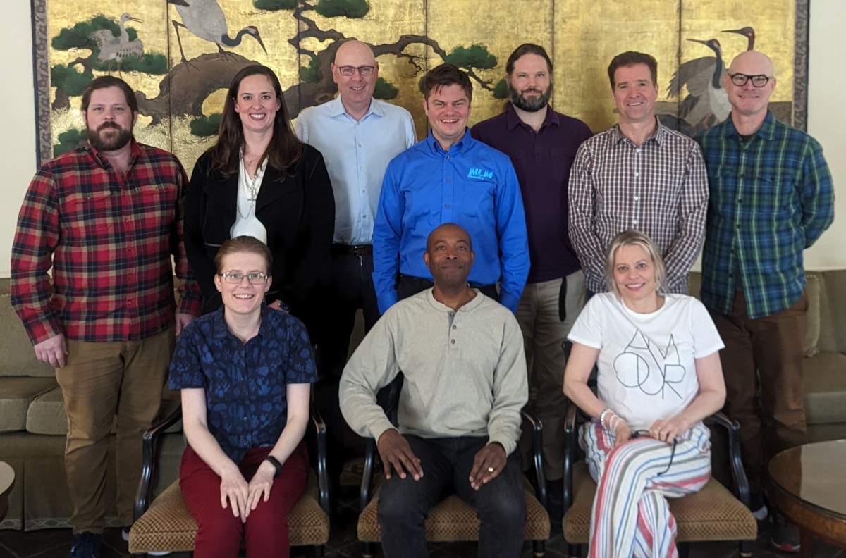 Our team: Top L-R: Dr. Kevin O'Malley, Dr. Stephanie Benight, CEO Gerard Zytnicki, Dr. Lewis Johnson, Dr. Scott Hammond, David Sparks, Rob Dunn Bottom L-R: Erica McGillivray, Dr. Delwin Elder, and Marion Mundy