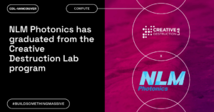 NLM Photonics has graduated from the Creative Destruction Lab program Features our logo and CDL's