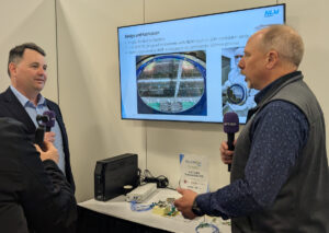 Jon Pugh from Optica interviews NLM CEO Brad Booth at OFC 2025